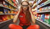 Inside the supermarket full of items you can't really eat