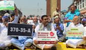 Kashmir shuts down for second day over Article 35A