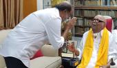 Rajinikanth meets Karunanidhi