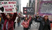 'Fight like a girl': Thousands rally across US on 2nd Women's March