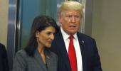 Haley calls rumours of affair with Trump 'disgusting'