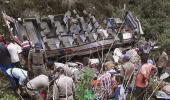 48 killed as overloaded bus falls into gorge in Uttarakhand