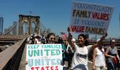 'There are no illegal human beings': US protests against Trump's immigration policies