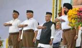 Morphed photo of Pranab in RSS-style salute goes viral, daughter says told you so