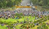 AAP stages massive protest march but stopped way behind finishing line