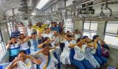 PHOTOS: World stretches and twists for Yoga day