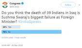 Congress's attempt to embarrass Sushma Swaraj backfires