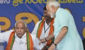 Modi-Shah face their first challenge in Yediyurappa