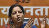 This is Chidambaram's 'Nawaz Sharif' moment: Sitharaman