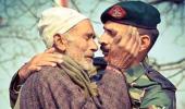 This photo of soldier hugging martyr's dad wins hearts online