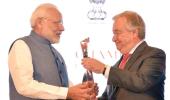 PM Modi receives UN's Champions of the Earth Award