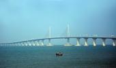 Spectacular photos of the world's longest sea bridge