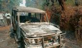 Maoists strike on poll-eve: kill official, torch car