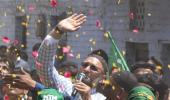 A padyatra with Owaisi