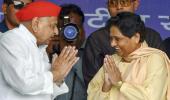 After 24 years, Mayawati shares stage with Mulayam