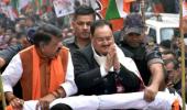 BJP's Nadda leads march in support of CAA in Kolkata