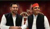 Tejashwi meets Akhilesh, Mayawati; backs their alliance