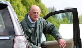 Britain's Prince Philip escapes unhurt in car accident