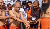 PHOTOS: Yogi's Cabinet meets at Kumbh mela