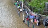 Oops! Road outside Sena chief's home also flooded