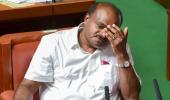 Why does Kumaraswamy cry so much?