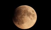 PHOTOS: Partial lunar eclipse graces the sky