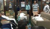 PHOTOS: BJP MLAs sleep in Karnataka assembly