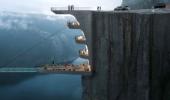 Would you live in hotel that hangs off a cliff?