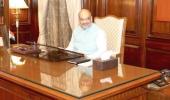 Amit Shah, Rajnath take charge as Union ministers