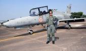 Mohana Singh, 1st woman fighter pilot to fly Hawk jet