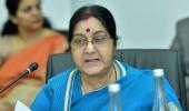 Sushma, AP Guv? Deleted tweet sparks off buzz