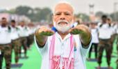 PHOTOS: Modi leads the way at Yoga Day event