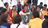 Priyanka rides boat to test political waters in UP