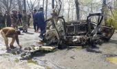 Car explodes near CRPF convoy in Jammu