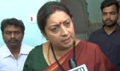 Smriti accuses Rahul of booth capturing in Amethi