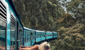 Don't try it! Couple slammed for photo from train