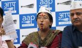 Atishi breaks down over obscene pamphlets; BJP denies