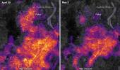 NASA shares pics of power outage in Odisha after Fani