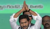 Jagan sworn in as Andhra CM; Naidu skips ceremony