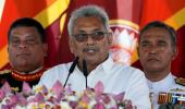 Gotabaya sworn in as Sri Lanka's President