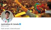 Scindia changing Twitter bio sparks speculations