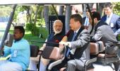 Gifts, beach stroll: Day 2 of Modi-Xi summit