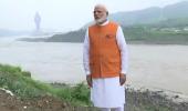 Modi turns 69; visits Statue of Unity, Sardar Sarovar