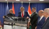 Modi gifts Trump framed photo of 'Howdy Modi' event