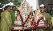 'Ganpati Bappa Morya' chants ring out as fest begins