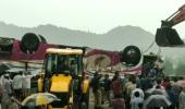 21 dead, 53 injured as pvt bus overturns in Gujarat