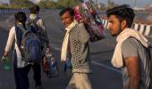 Work can wait, family can't, say stranded migrants