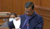 Can't betray farmers: Kejriwal tears farm laws copies