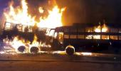 UP: 20 feared dead as bus catches fire after accident