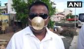 Pune man gets mask made of gold worth Rs 2.89 lakh